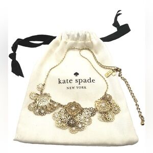 Genuine Kate Spade ‘Golden Age’ Gold-Tone Necklace & bag New $138.